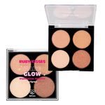 paleta iluminadores rube kiss rare glow (mp)
