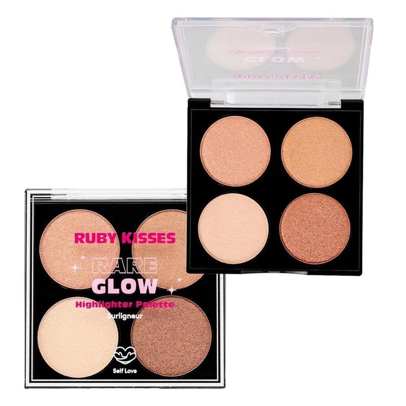 paleta iluminadores rube kiss rare glow (mp)