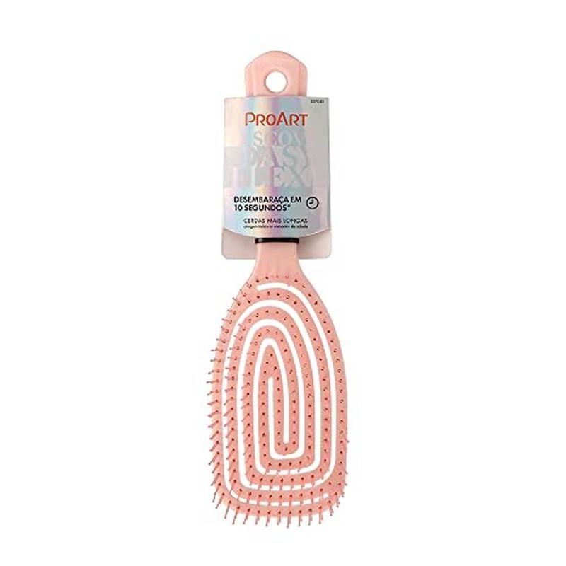 escova raquete proart easy flexi rosa (mp)