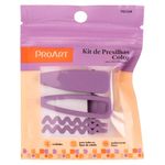 kit de presilhas proart 4 peças roxo (mp)
