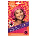 touca de banho proart prime 2 em 1 rosa (mp)