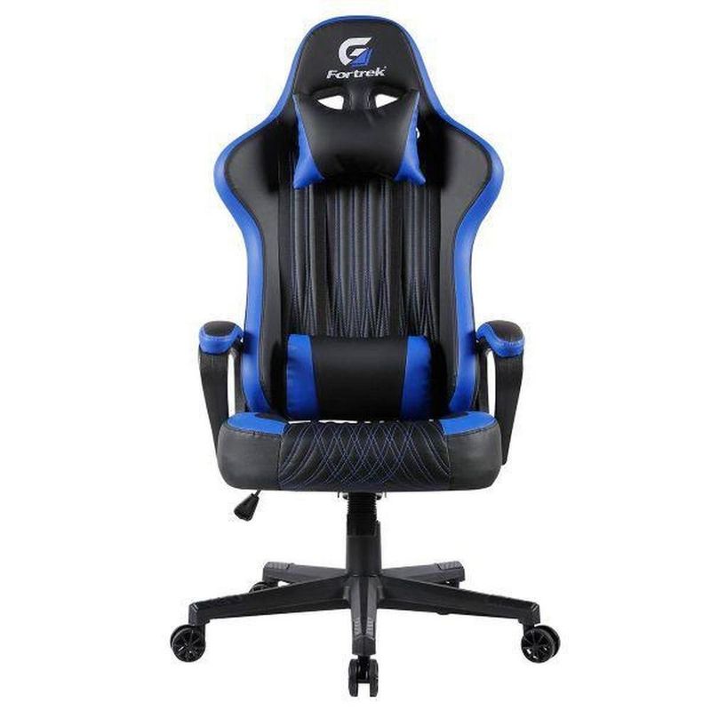 cadeira gamer fortrek vickers preto e azul (mp)