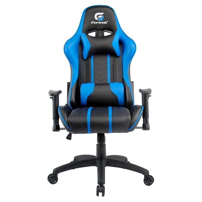 cadeira gamer fortrek black hawk preto e azul 70512 (mp)