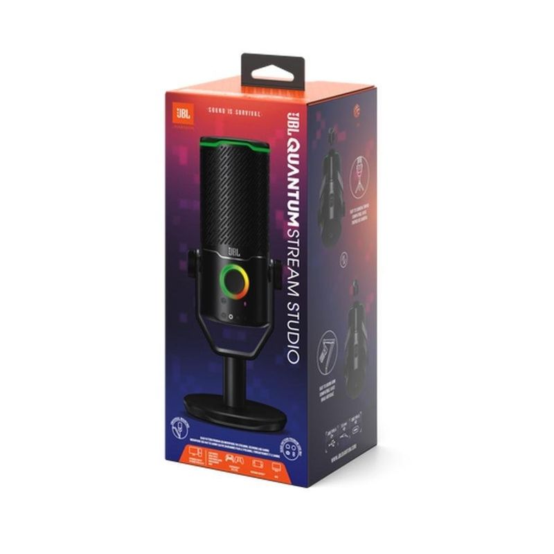 microfone jbl quantum stream studio rgb usb (mp)