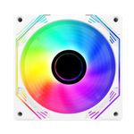 kit hayom 3 cooler fan para gabinete 120mm led argb + controle remoto fc1309 branco (mp)