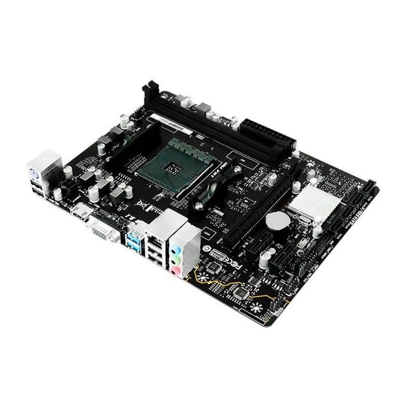 Placa Mãe Biostar Micro ATX AMD AM4 B450 2DDR4 B450MHP (MP)