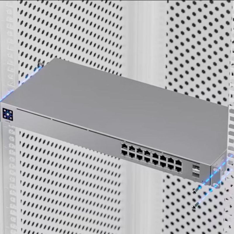 switch ubiquiti unifi poe 16 portas standard 42w (mp)