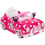 carro elétrico infantil zippy toys minnie 6v rosa 9148-ce23mn