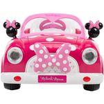 carro elétrico infantil zippy toys minnie 6v rosa 9148-ce23mn