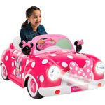 carro elétrico infantil zippy toys minnie 6v rosa 9148-ce23mn