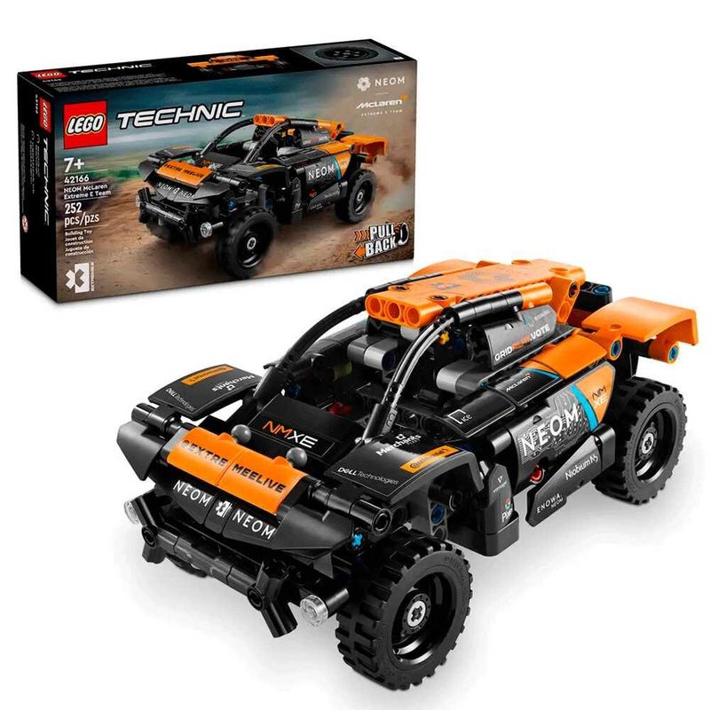 bloco lego technic carro neon 42166