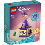 bloco lego disney rapunzel giratório 43214