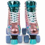 patins fenix radkal roller skate sereia 4 rodas 35-38 azul rl-13