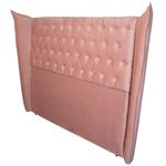 cabeceira de cama casal aga captoner canadá 138x130cm salmão (mp)