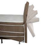 cama casal aga unibox acoplado max comfort com cabeceira 138x188x58cm gardênia marrom (mp)