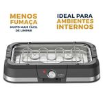 churrasqueira elétrica britânia bcq40 preto e inox