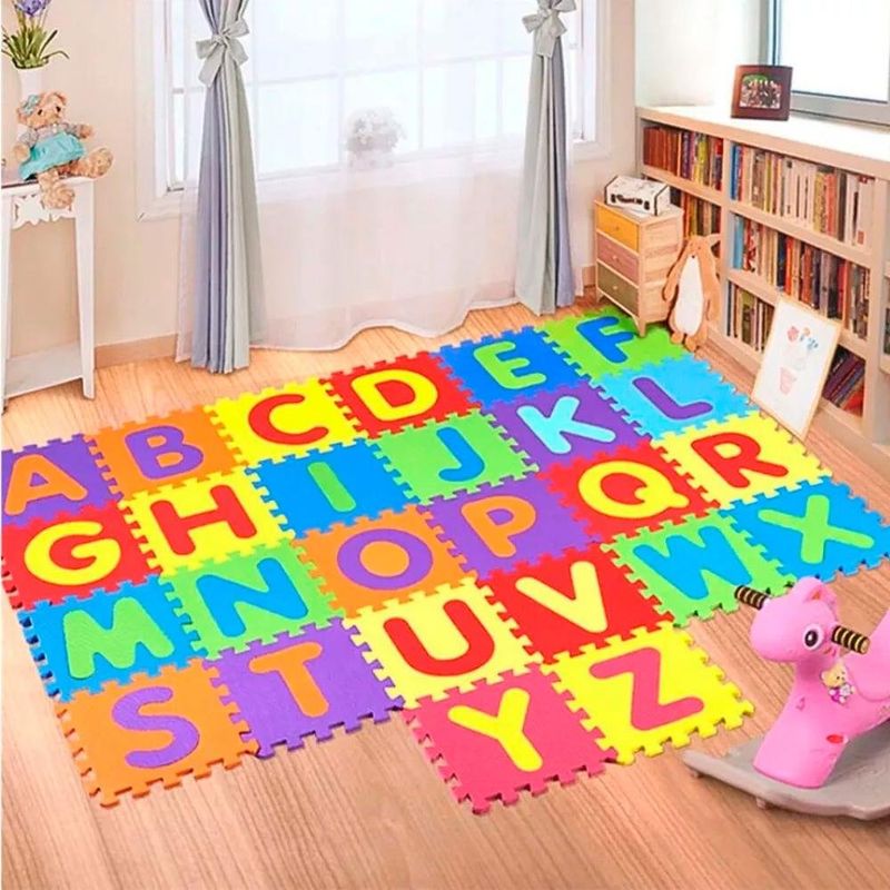 tapete tatame de atividades abc evamax eva colorido (mp)