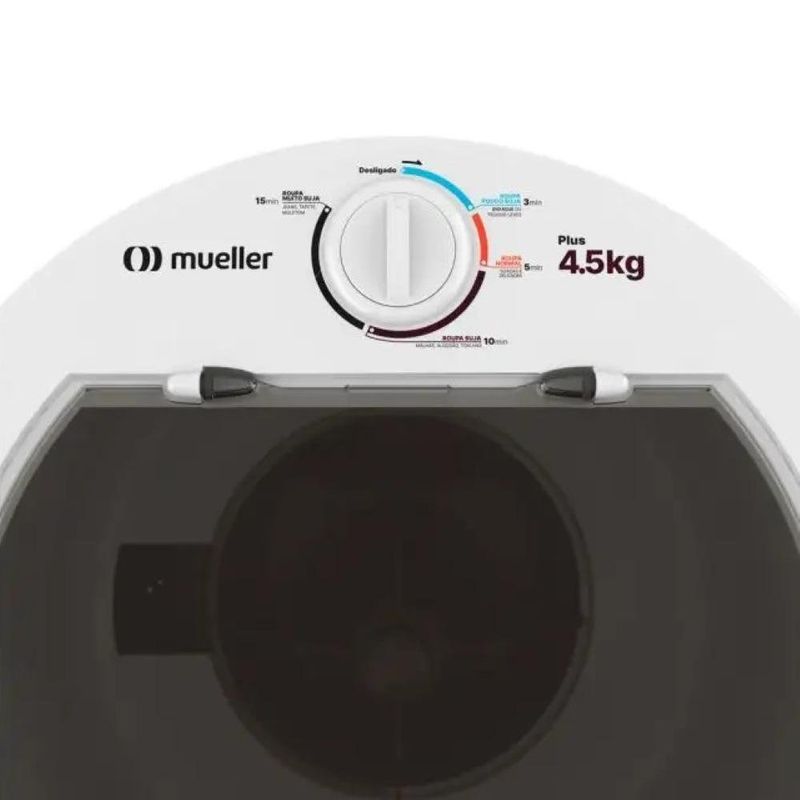 lavadora tanquinho mueller plus 4,5kg 127v branco (mp)