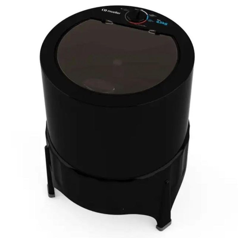 lavadora tanquinho mueller plus 4,5kg 127v preto (mp)