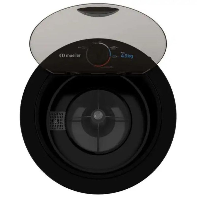 lavadora tanquinho mueller plus 4,5kg 127v preto (mp)