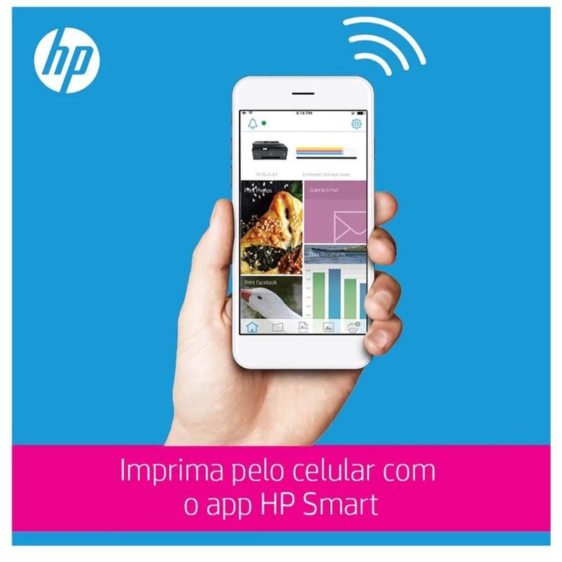 impressora ink tank hp 532 aio colorido multifuncional 5hx16a (mp)