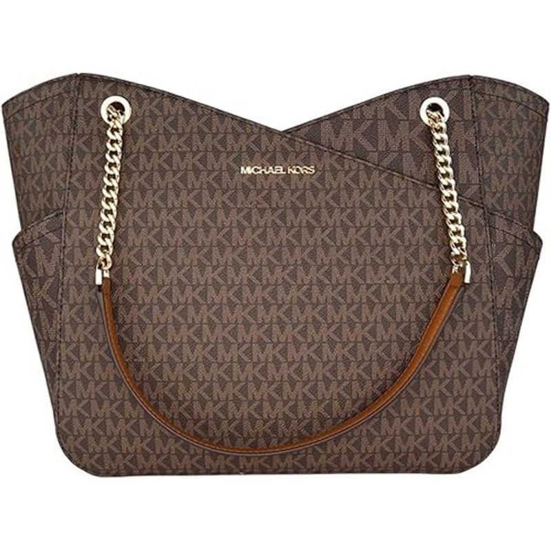 bolsa de ombro michael kors jet set logo a-bi