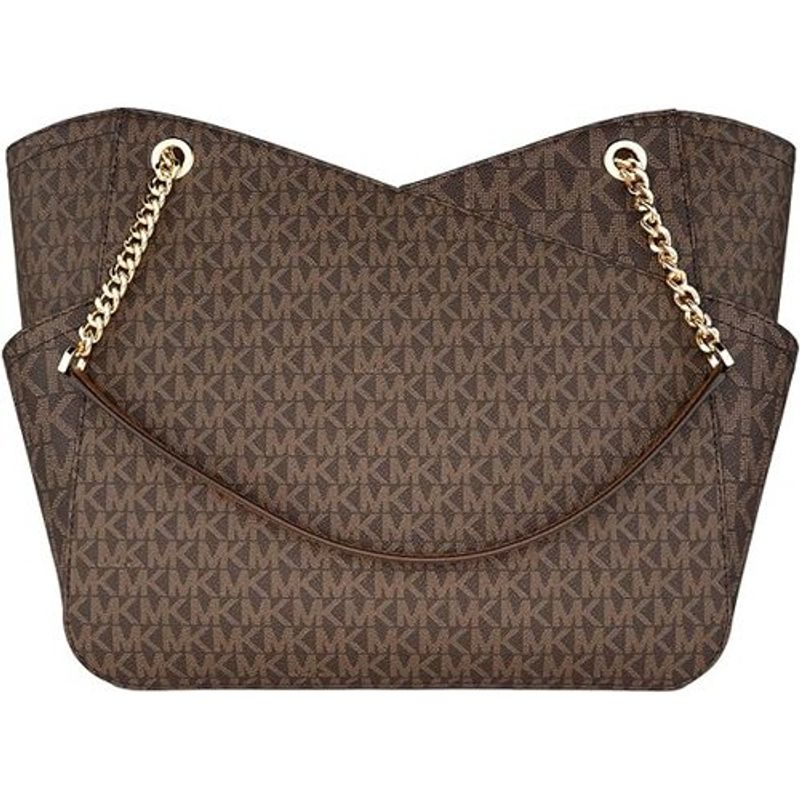 bolsa de ombro michael kors jet set logo a-bi