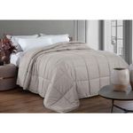 edredom rozac casal plumage stripe 220x240cm bege (mp)