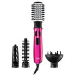 escova rotativa philco beauty shine 1100w rosa pec07r