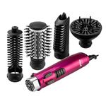 escova rotativa philco beauty shine 1100w rosa pec07r