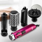 escova rotativa philco beauty shine 1100w rosa pec07r