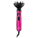 escova rotativa philco beauty shine 1100w rosa pec07r