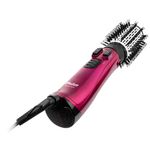 escova rotativa philco beauty shine 1100w rosa pec07r