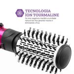 escova rotativa philco beauty shine 1100w rosa pec07r