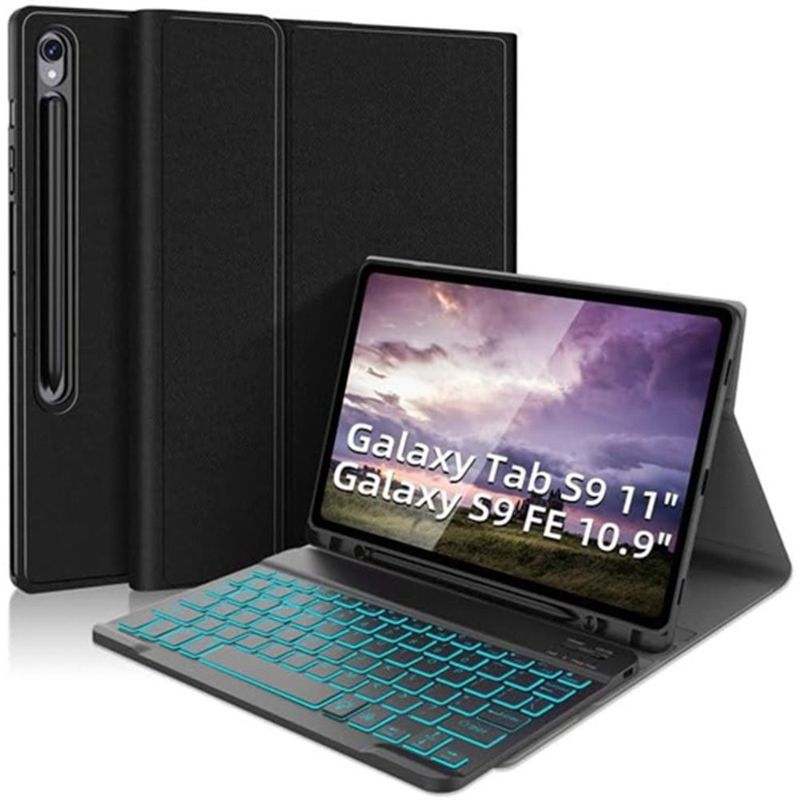 capa e teclado para galaxy tab s9 preto a-bi