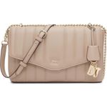 bolsa de ombro dkny lexington toffee bege a-bi