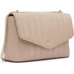 bolsa de ombro dkny lexington toffee bege a-bi