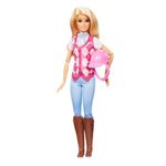 boneca barbie mattel detetive a grande corrida de cavalos malibú equitação hxj38