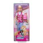boneca barbie mattel detetive a grande corrida de cavalos malibú equitação hxj38