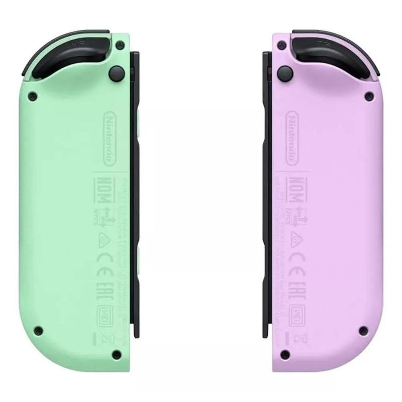 controle nintendo switch joy-con roxo e verde (mp)