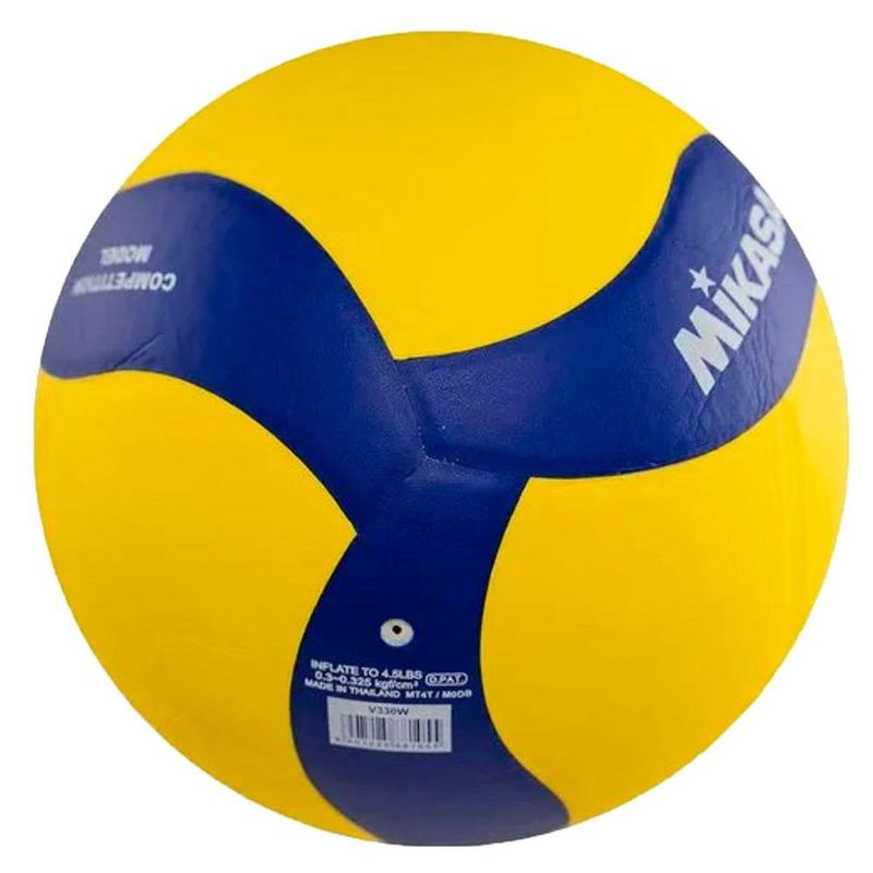 bola mikasa microfibra amarelo e azul tamanho 5 v330w (mp)