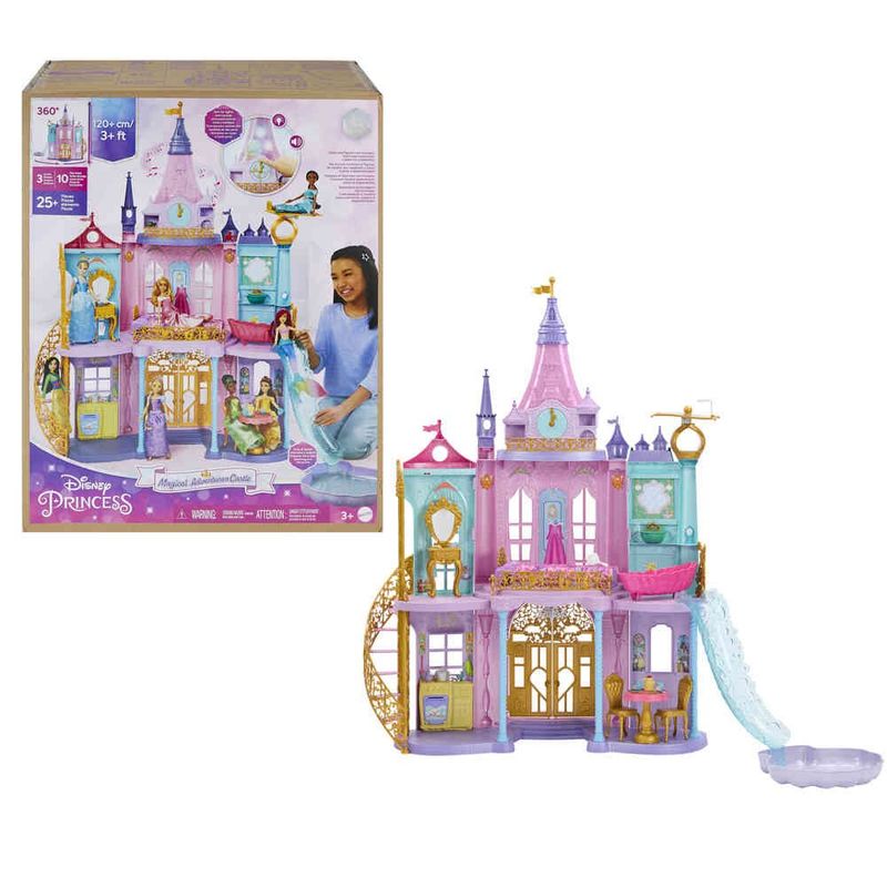 casa de boneca mattel castelo real dos sonhos hlw29