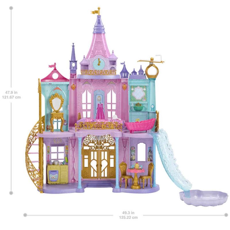 casa de boneca mattel castelo real dos sonhos hlw29