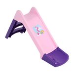 escorregador infantil belfix unicórnio rosa e roxo 558634