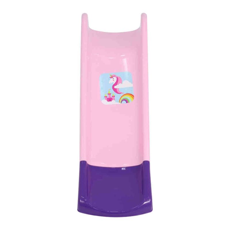 escorregador infantil belfix unicórnio rosa e roxo 558634