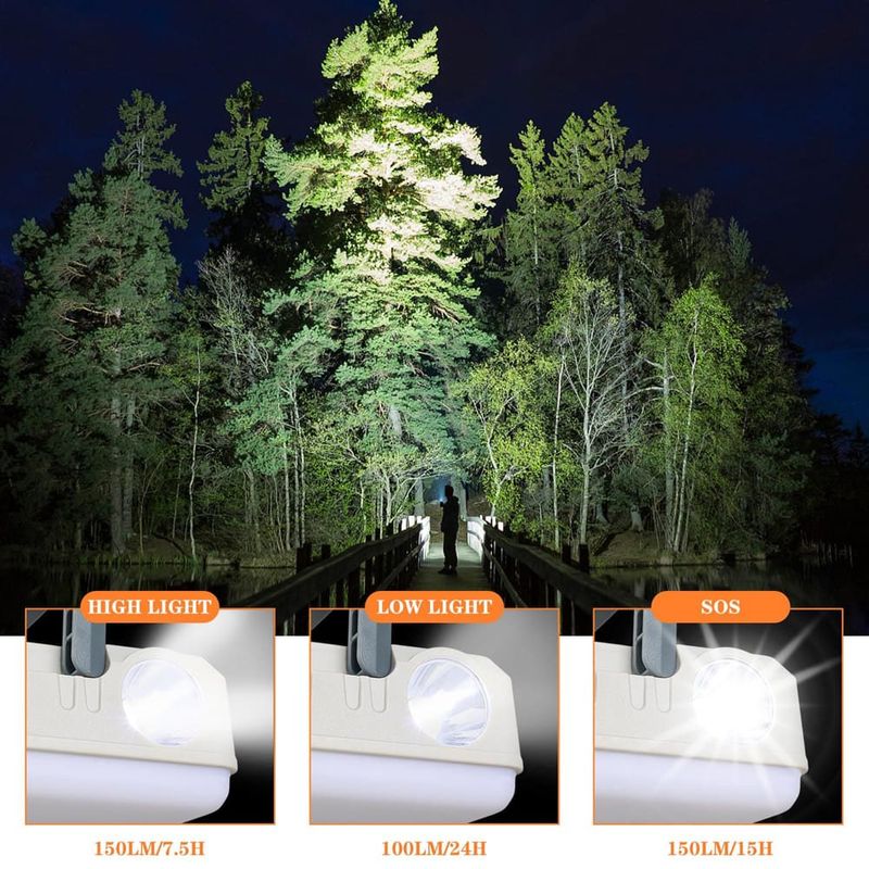 conjunto 4 lanterna portáteis lalibubb a-bi