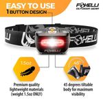lanterna foxelli farol led a-bi