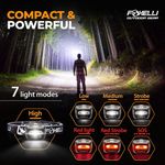 lanterna foxelli farol led a-bi