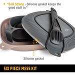 kit acampamento 6 peças uco cinza a-bi