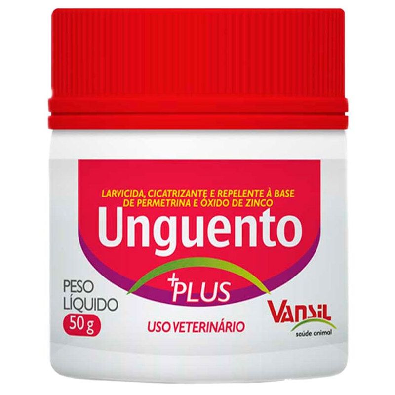 repelente para tratamento de feridas vansil unguento uso veterinário 50g (mp)